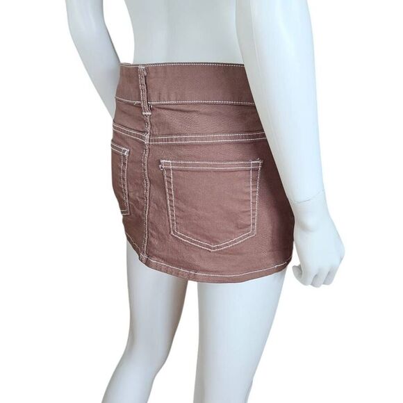 y2k low-rise denim micro mini skirt - Picture 7 of 7